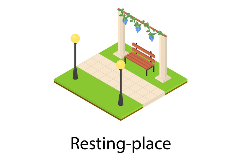 park-place-icon-isometric-style