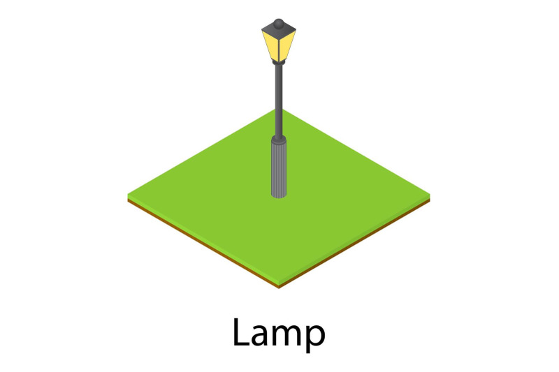 lantern-icon-isometric-style