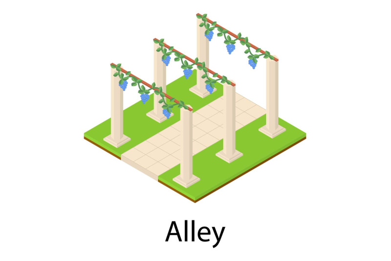 alley-icon-isometric-style