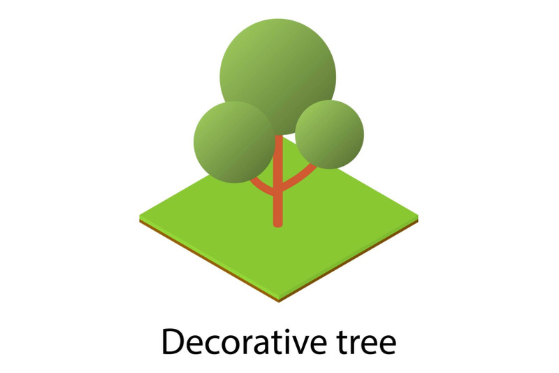 decorative-tree-icon-isometric-style