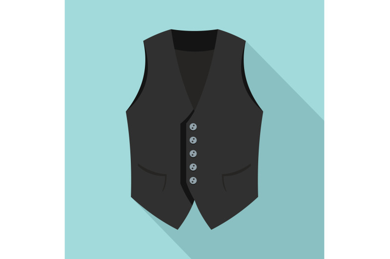 actor-vest-icon-flat-style