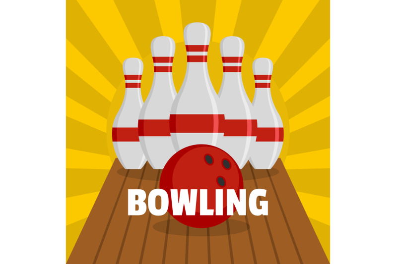 bowling-icon-flat-style