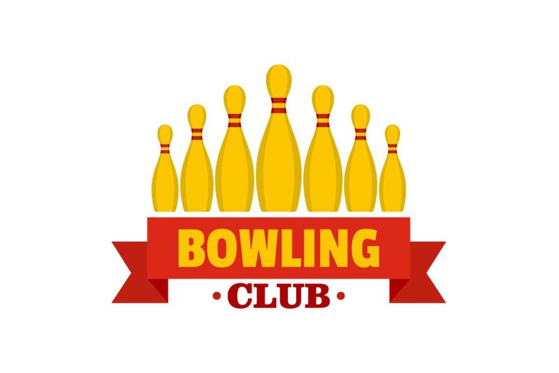 bowling-emblem-logo-flat-style