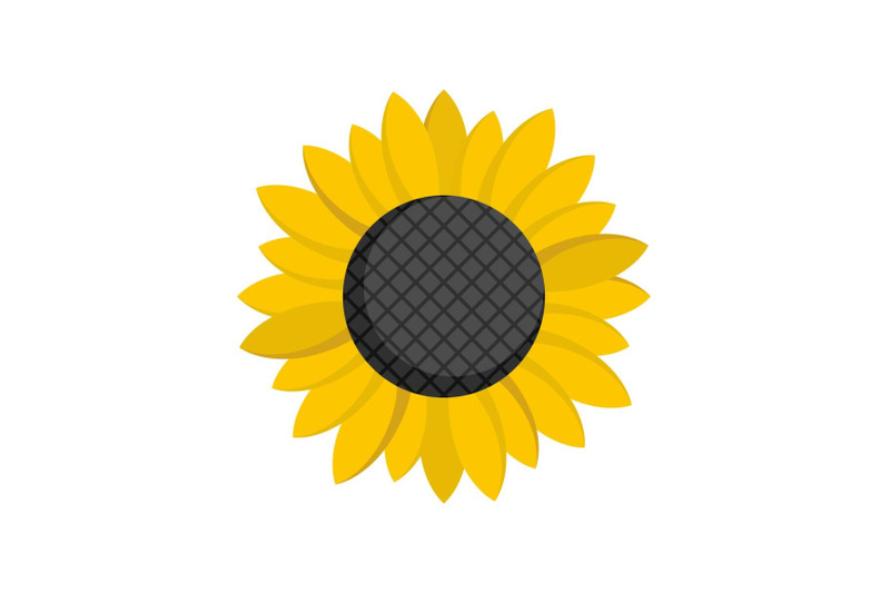 sunflower-seed-icon-flat-style