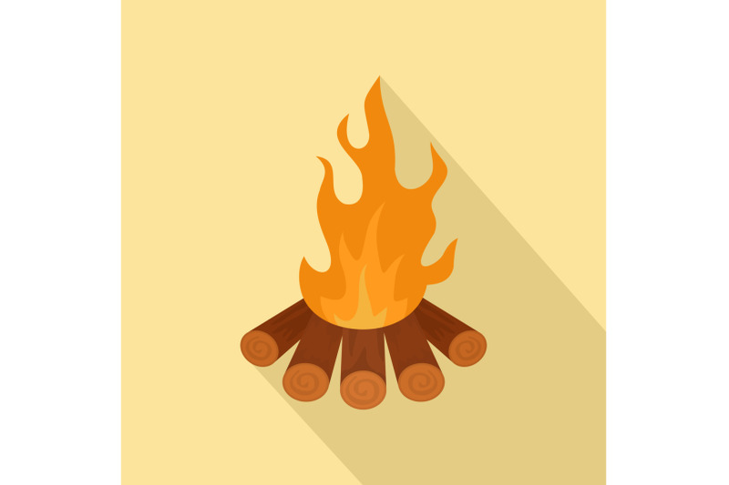 forest-fire-icon-flat-style