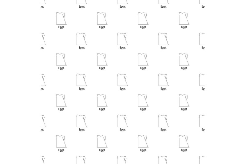 egypt-map-thin-line-vector-simple