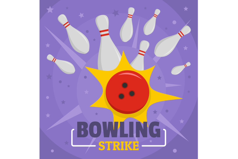 bowling-strike-icon-flat-style