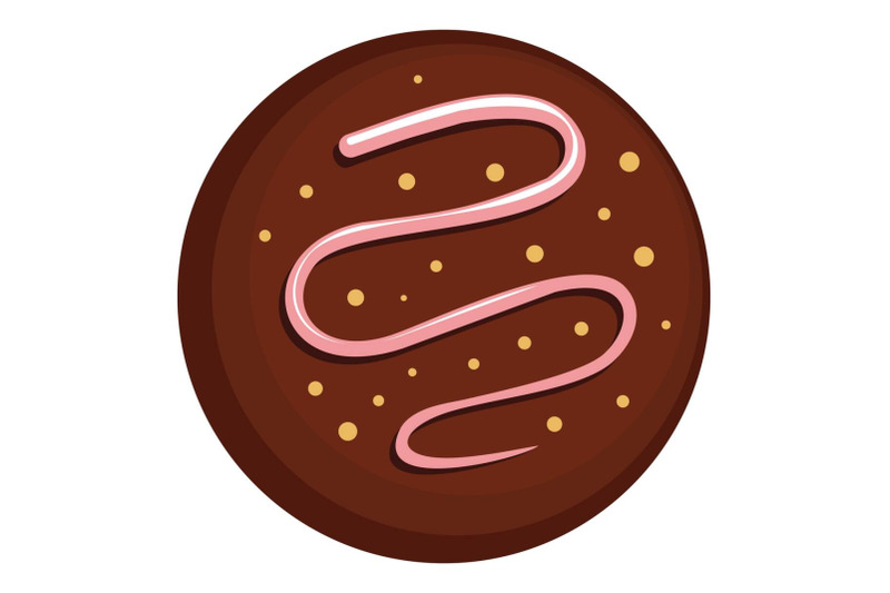 sprinkling-biscuit-icon-flat-style