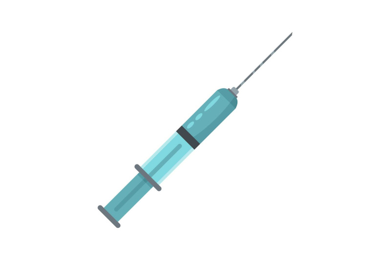 full-syringe-icon-flat-style