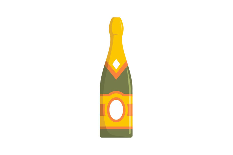 sweet-champagne-icon-flat-style