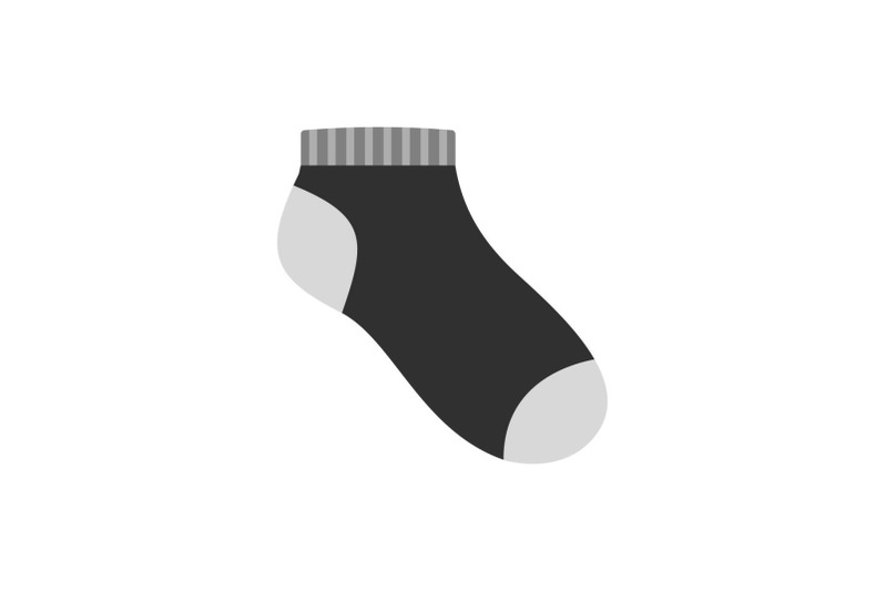 sport-sock-icon-flat-style