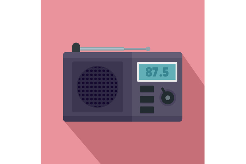 modern-radio-icon-flat-style