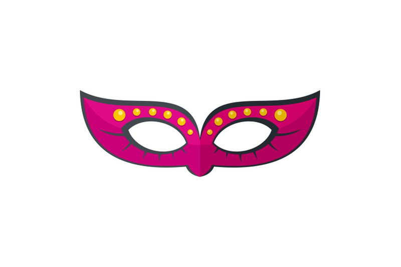 woman-mask-icon-flat-style