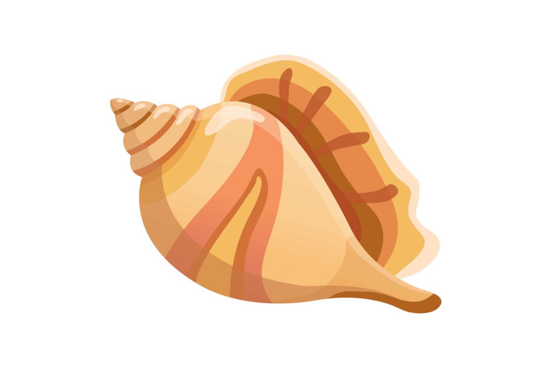 single-shell-icon-cartoon-style