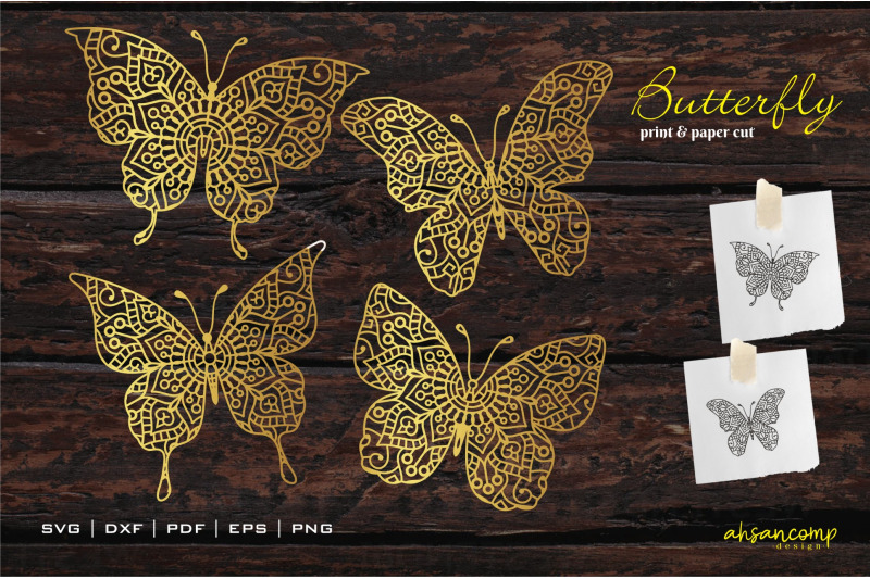 butterfly-mandala-vector-paper-cut