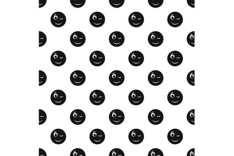 winks-smile-pattern-vector-seamless