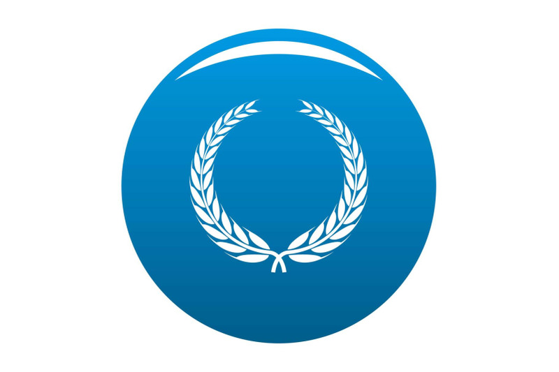 winner-wreath-icon-vector-blue