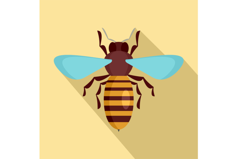 bee-insect-icon-flat-style