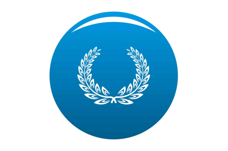 certified-wreath-icon-vector-blue