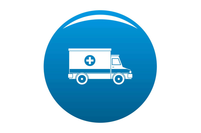 ambulance-icon-vector-blue