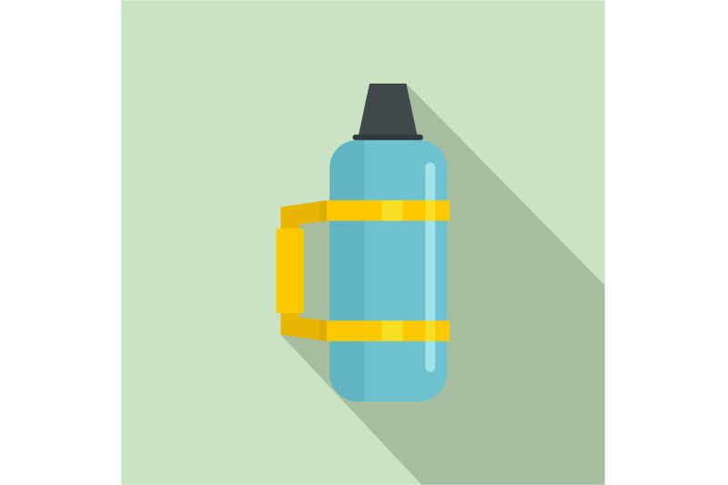 thermos-bottle-icon-flat-style