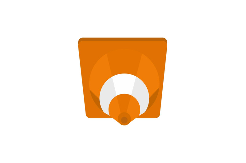 cone-icon-flat-style