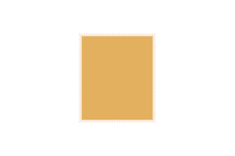 square-postage-stamp-icon-flat-style