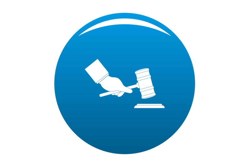 gavel-in-hand-icon-vector-blue