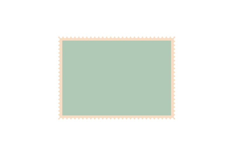 empty-postage-stamp-icon-flat-style