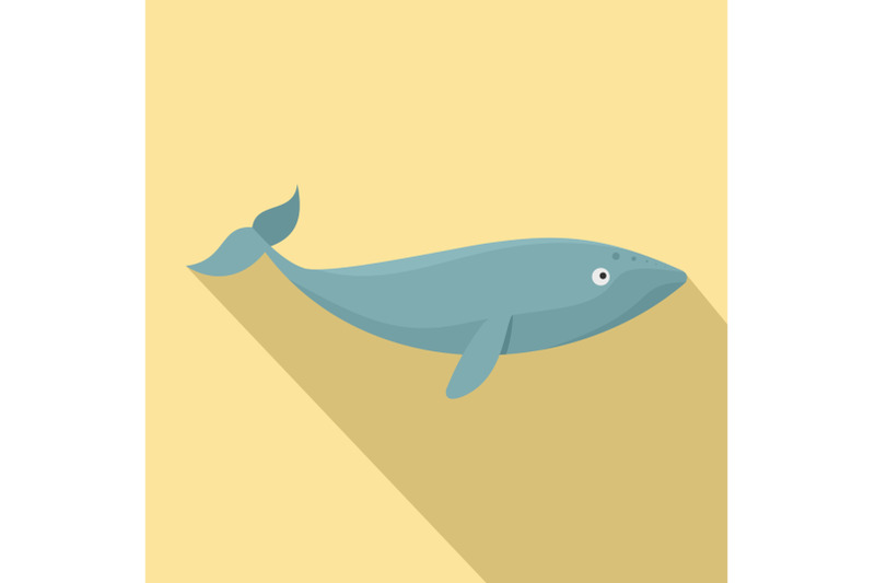 finback-whale-icon-flat-style