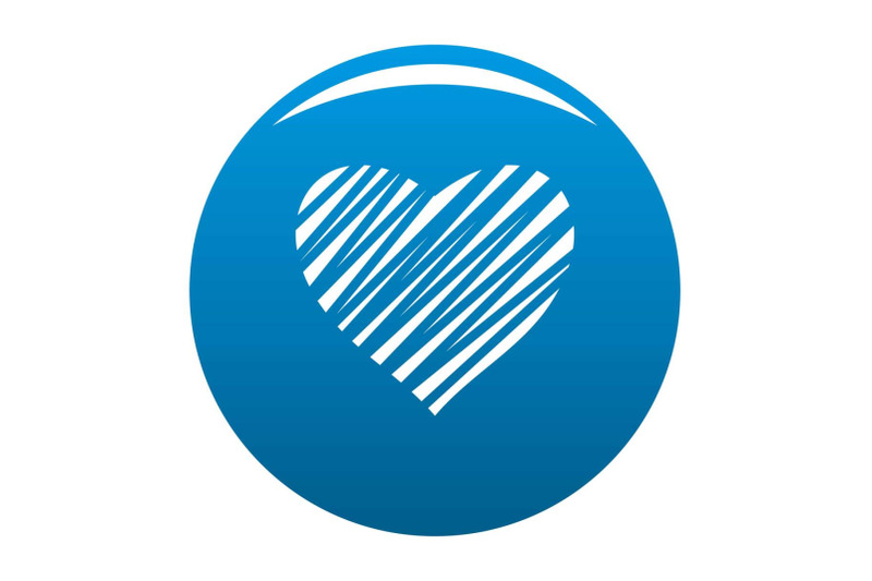 shaded-heart-icon-vector-blue