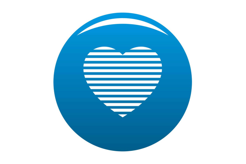 warm-heart-icon-vector-blue