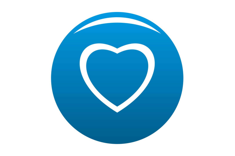 fearless-heart-icon-vector-blue