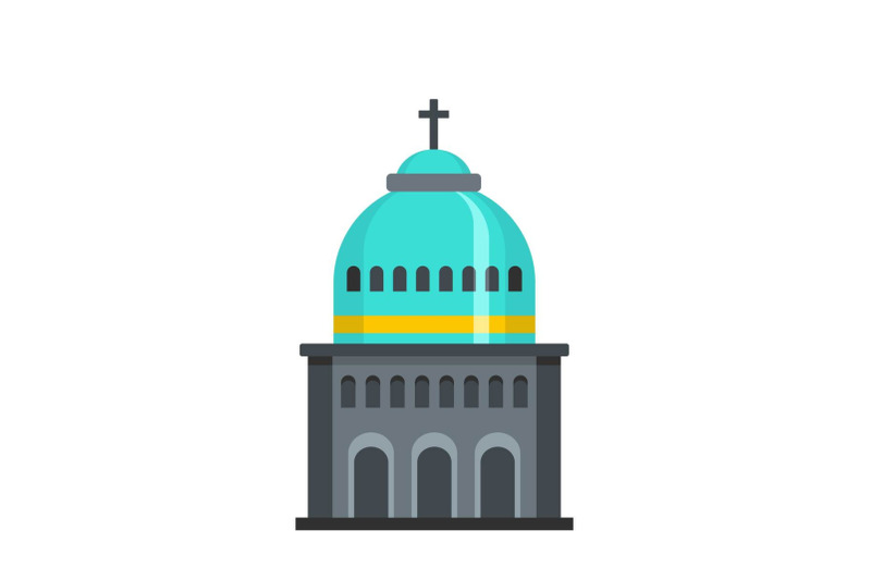 muslim-church-icon-flat-style