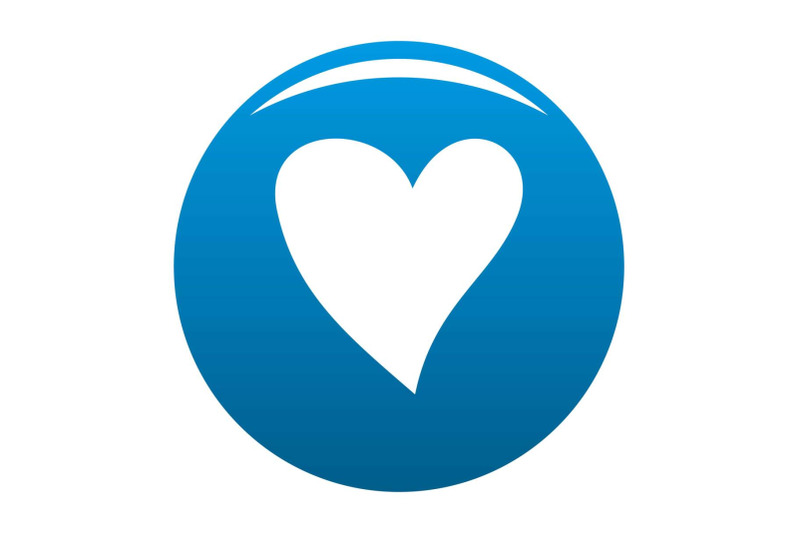 cruel-heart-icon-vector-blue