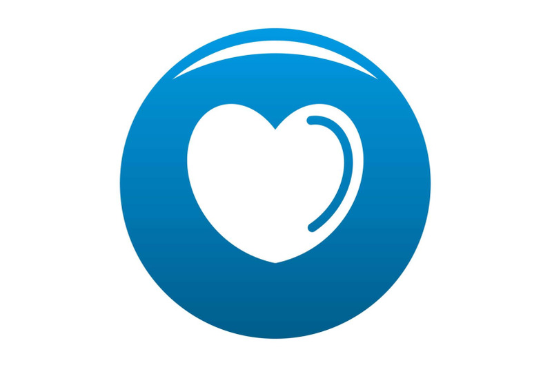 poisoned-heart-icon-vector-blue