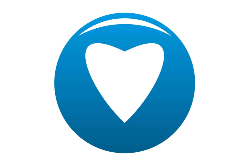 proud-heart-icon-vector-blue