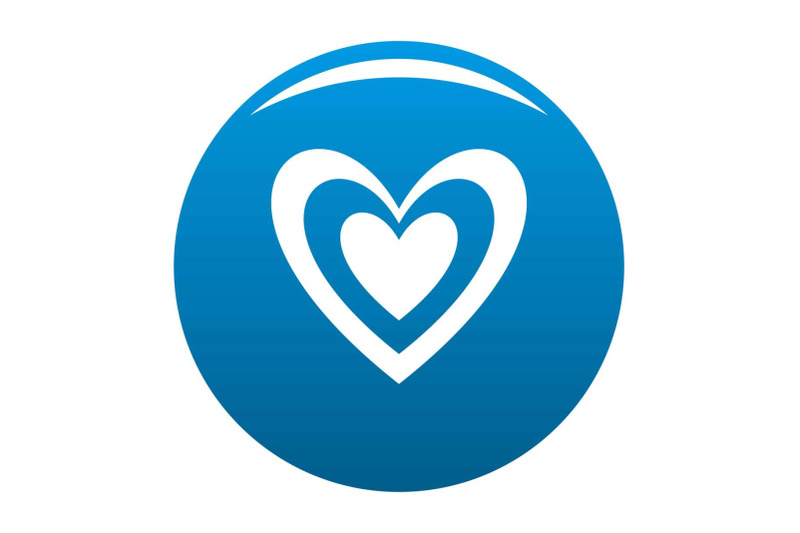 masculine-heart-icon-vector-blue