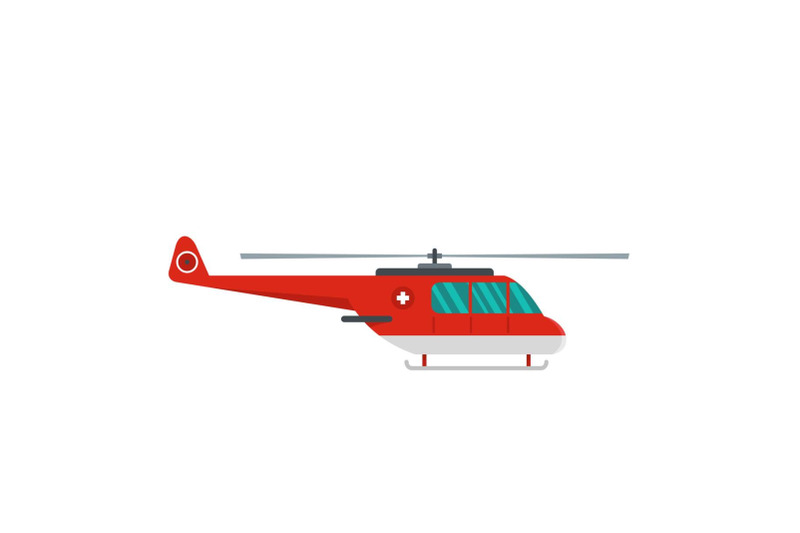 helicopter-icon-flat-style