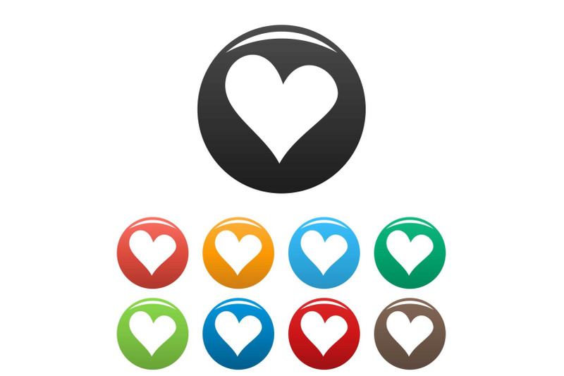 evil-heart-icons-set-color-vector