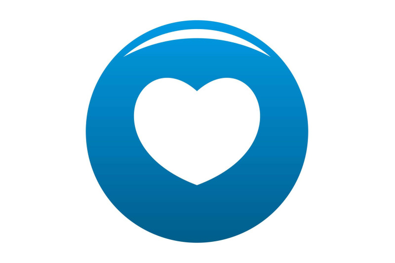 sympathetic-heart-icon-vector-blue
