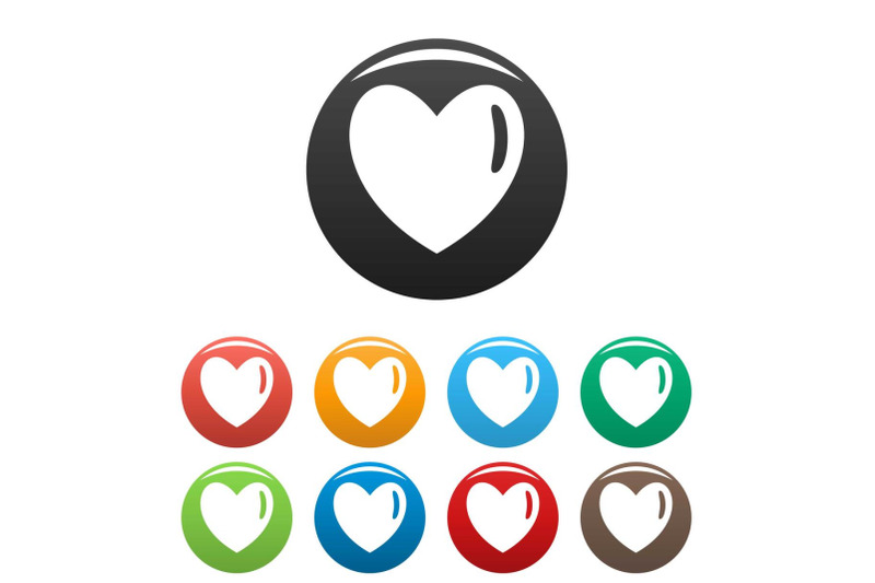 warm-human-heart-icons-set-color-vector