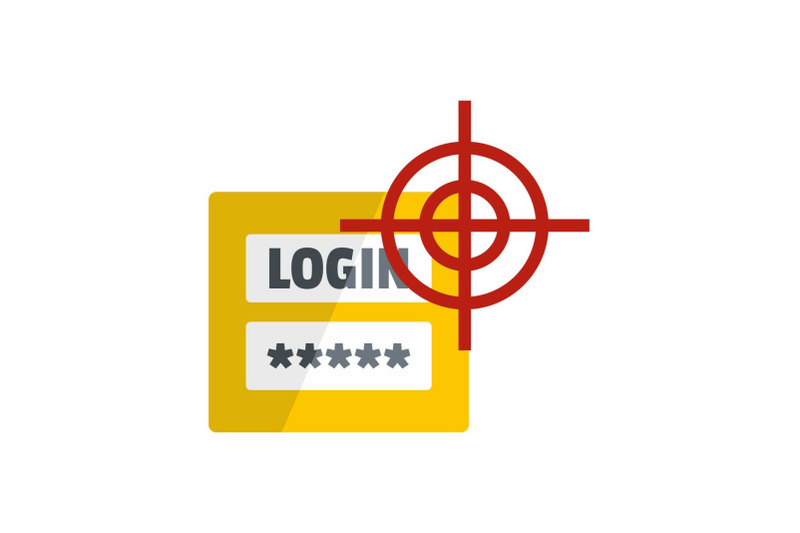 login-icon-flat-style