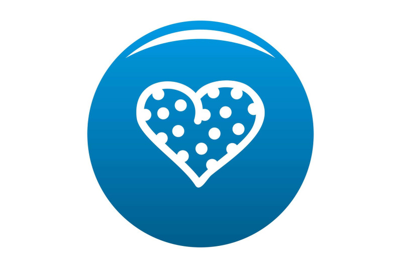 pea-heart-icon-vector-blue