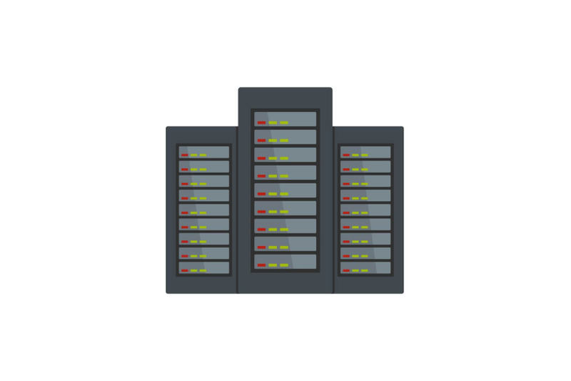 server-icon-flat-style