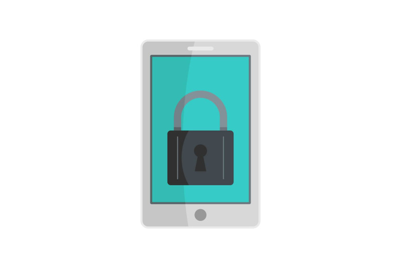 locked-phone-icon-flat-style