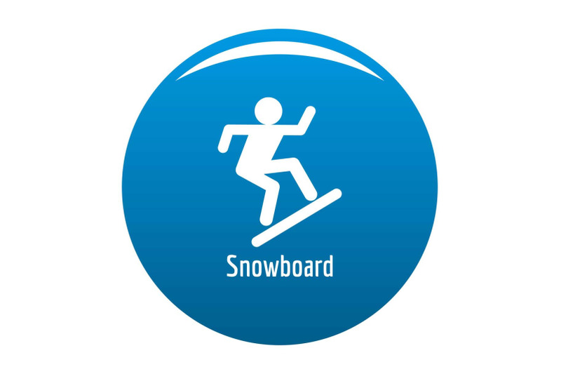 snowboard-icon-vector-blue