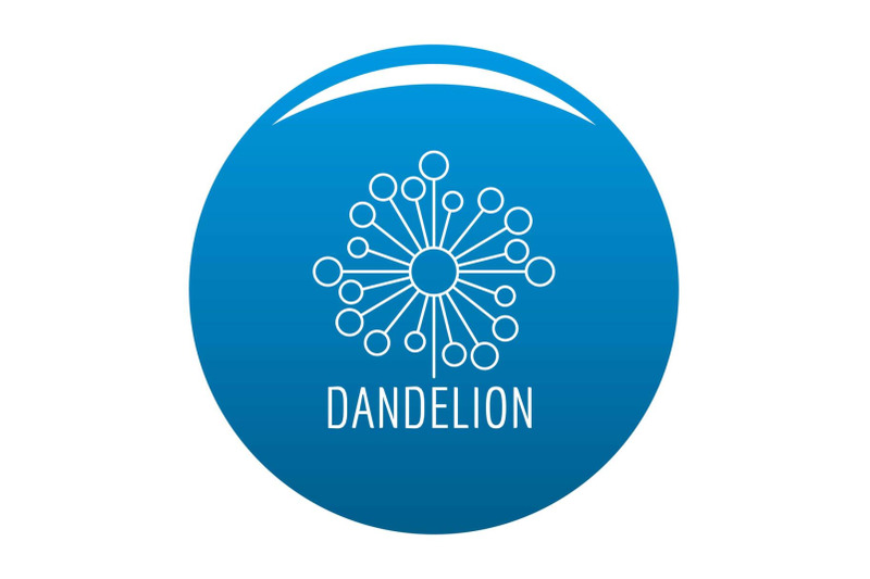 torn-dandelion-logo-icon-vector-blue