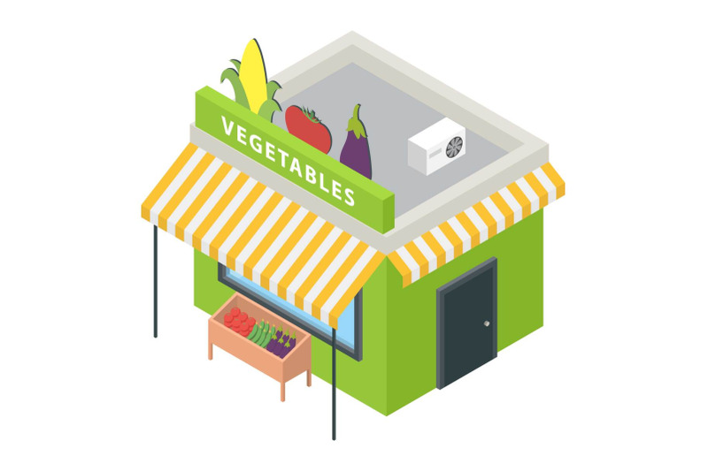 vegetables-market-icon-isometric-style