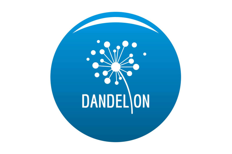 dried-dandelion-logo-icon-vector-blue